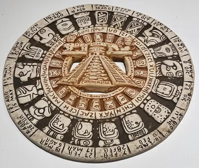 The Mayan Calendar Chichenitza Pyramid!!! Ceramic. Vintage. • $25