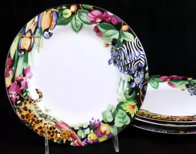 Vitromaster Rain Forest Group Of 4 Salad Plates • $42.88