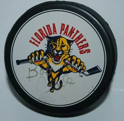 Bobby Clarke SIGNED Florida Panthers 1994  Meet The Panthers  Hockey Puck • $29.99