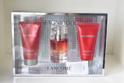Lancome Magnifique Set Boxed Eau De Parfum 30ml Body 50ml Shower Gel 50ml (N) • £135
