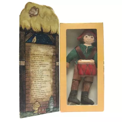 Hallmark Little Drummer Boy Holiday Doll Christmas 1979 Toy Cloth In Box • $9.99