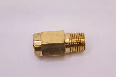 Check Valve Single Inline Piston Brass 1/2-In FNPT X MNPT CHK BRS 810-8F8M-F • $10.83