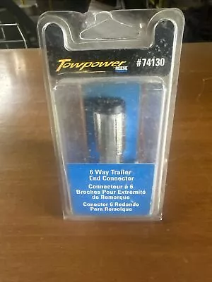 Reese Towpower Professional 6-Pin Round Metal Trailer End Connector 74130 NEW • $11.89