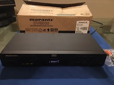 Marantz DV6500 CD/SACD Super Audio CD/DVD Player NO REMOTE TESTED WORKS GREAT • $189.99