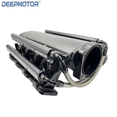 Deepmotor 102mm LS3 L92 Intake Manifold 16 Injectors Dual Fuel Rails Black • $499.99