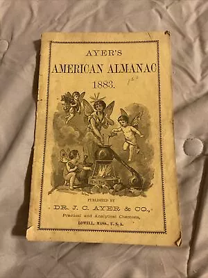 Ayer’s American Almanac 1883 Quackery Medicine  • $35