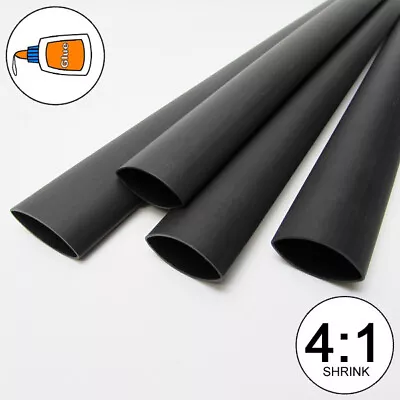 Heat Shrink Tube - 4:1 Ratio Dual Wall Adhesive Glue Marine Lot HeatShrinkBuddy • $3.28