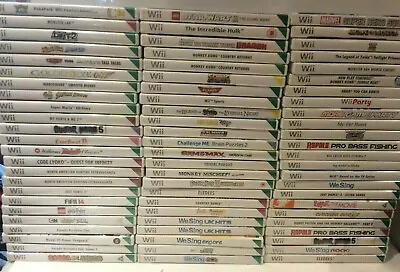 £1.70 • Buy Nintendo Wii Games Wii U - Various Titles - Multi Listing - PAL - Family Fun
