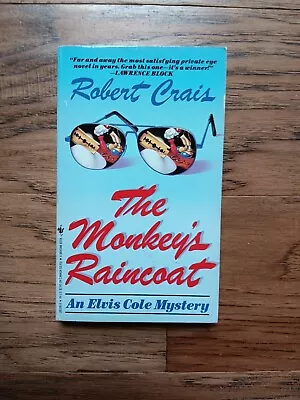 The Monkey’s Raincoat By Robert Crais 1987 Paperback Original 1st Printing  • $12