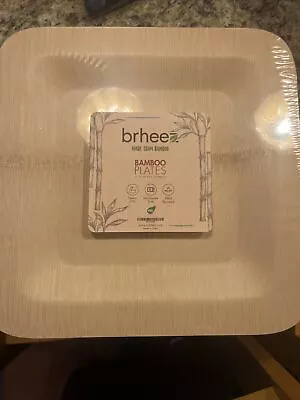 Bhreez Bamboo Plates - Set Of 24 NEW • $12