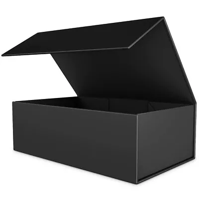 Gift Box Black With Magnetic Closure Lid 12  X 6  X 4  Gift Box For Presents... • $14.58