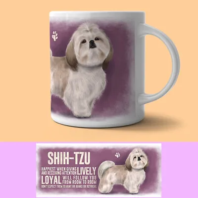 £7 • Buy Shih Tzu Mug Descriptive Dog Gift/Present