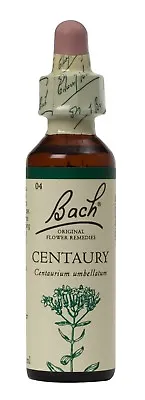 Bach Flower Remedies Centaury 20ml Nelsons. BBE 09/2026 • $33.69