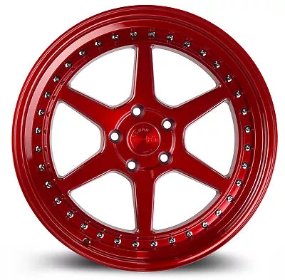 4-New 18  Aodhan DS09 DS9 Wheels 18x8.5/18x9.5 5x100 35/35 Red Staggered Rims 73 • $1139