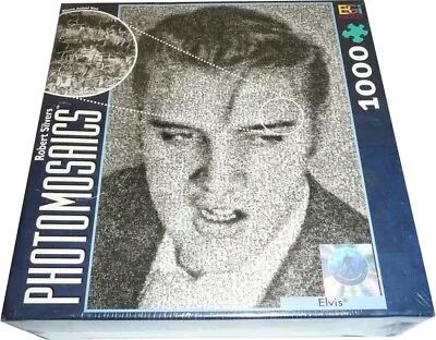 Photomosaics: Elvis Presley (Jigsaw Puzzle 1000+ Piece) By Robert Silvers NEW • $14.99