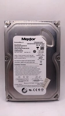 £9.99 • Buy 250GB Maxtor Diamond Max 21 STM3250310AS  3.5 Sata Hard Disk Drive HDD