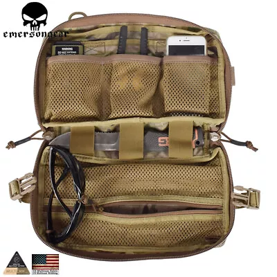 Emerson Tactical Modular MOLLE Drop Pouch Multi-Purpose Debris Utility Chest Bag • £56.09