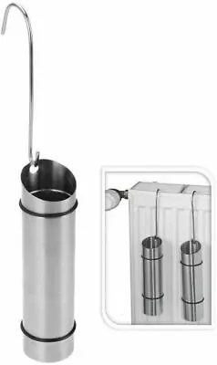 Set Of 2 Stainless Steel Radiator Hanging Humidifiers Dry Air Humidity Control • £7.49