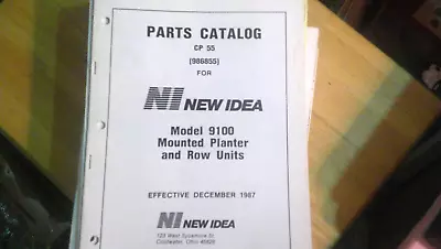 Parts Catalog CP 55 For New Idea Model 9100 Mounted Planter And Row Units • $9.99