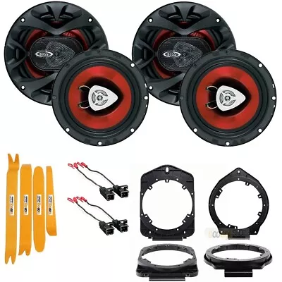 BOSS 6.5  Front/Rear Speakers For 2007-2013 Silverado Sierra Extended Cab Only • $106.99