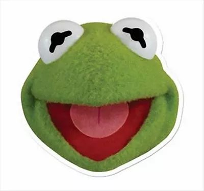 Kermit The Frog From The Muppet Show Single Fun Disney CARD Party Face Mask • $5.04