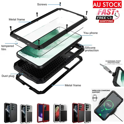 For Samsung Galaxy S22 Ultra S21 S20+ Note20 Shockproof Heavy Duty Case Cover • $23.99