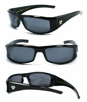 New BioHazard Men Cholo Designer Sunglasses Black Frame UV400 • $16.97