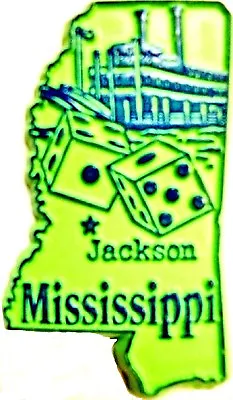 Mississippi Jackson Fridge Magnet • $5.99