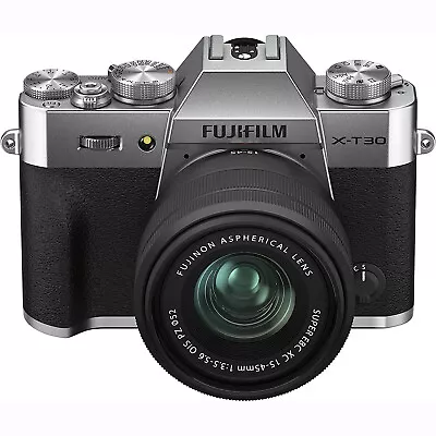 Fujifilm X-T30 II Mirrorless Camera (Silver) With XC 15-45mm OIS PZ Lens • $1099