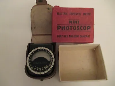 Vintage Original Boxed German Mini-Photoscop Electric Exposure Meter Camera Part • $15