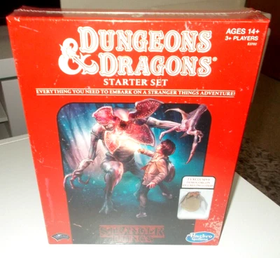 £99.95 • Buy HASBRO STRANGER THINGS Dungeons Dragons Starter Set New And Factory Sealed 