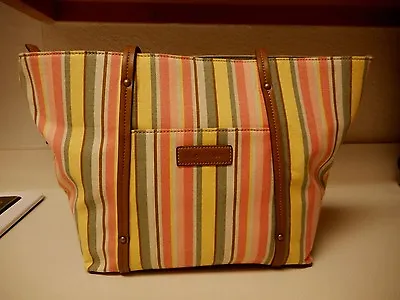 St. John's Bay Alicia Tote Vista Stripe Handbag New W Tags  • $34.99