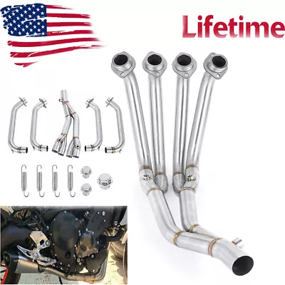 Stainless Exhaust Pipes System Header Pipes For Yamaha YZF R6 YZF-r6 2006-2014 • $166.14