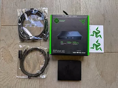 Razer RIPSAW HD Capture Card - 4K Passthrough PC Xbox Playstation Switch Elgato • £85