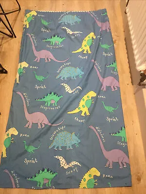 £24.99 • Buy Laura Ashley (next) Dinosaur Curtains Blue Green Boys Bedroom Lined Pair
