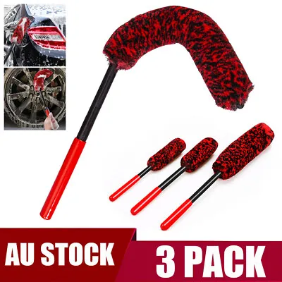 Car Wheel Rim Cleaning Brush Car Tyre Rim Cleaner Tyre Brush Wash Car Clean Tool • $24.85