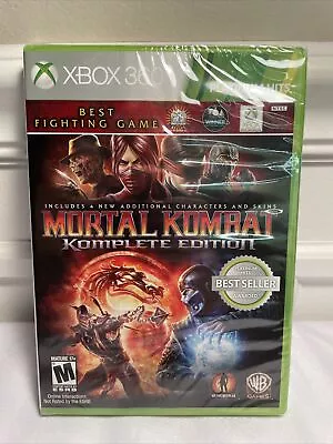 Mortal Kombat Komplete Edition (Platinum Hits) Xbox 360 Brand New Factory Sealed • $74.95