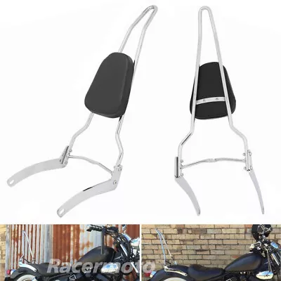 Tall Backrest Sissy Bar Soft Pad For Yamaha V Star 250 Virago XV 125 XV250 89-23 • $76.87