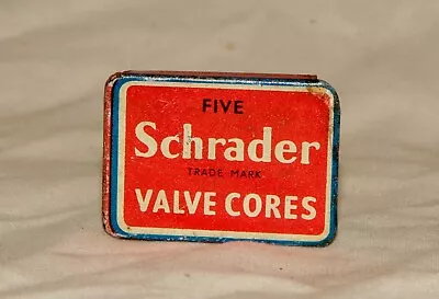 Vintage Tin Schrader Valve Cores Empty Tin • $8.70