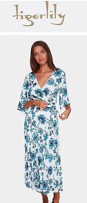 Bnwt Tigerlily Aliki Floral Maxi Dress Size 6 (xs) Rrp $179.99 • $49.48