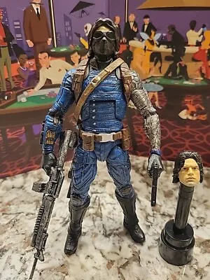 Marvel Legends Winter Soldier Custom 100% Repaint With Many Custom Weapons MCU • $64.99