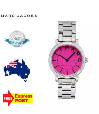 New Marc Jacobs Roxy Mj3524 Silver/pink Fuchsia Womens Quartz Watch • $249.99