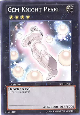 Yu-Gi-Oh Card - BP01-EN031 - GEM-KNIGHT PEARL (rare) - NM • $2.89