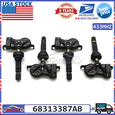 4PCS 68313387AB TPMS NEW Tire Pressure Sensor For CHRYSLER PACIFICA JEEP DODGE • $23.96