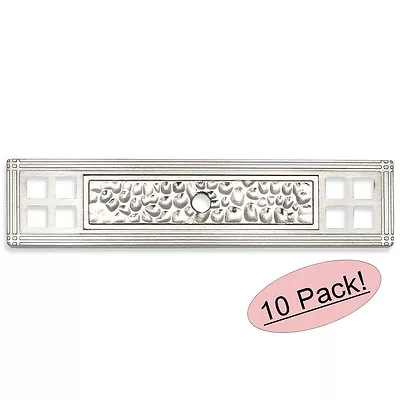 *10 Pack* Cosmas Satin Nickel Cabinet Hardware Knob Backplates #10552SN • $27.78