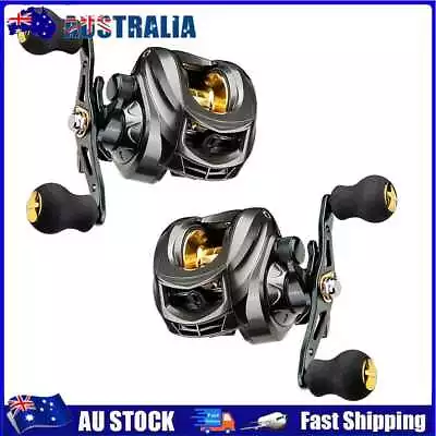 $26.79 • Buy Spool Baitcasting Reel 8kg Max Drag 7.2:1 Saltwater Freshwater Fishing Wheel AU