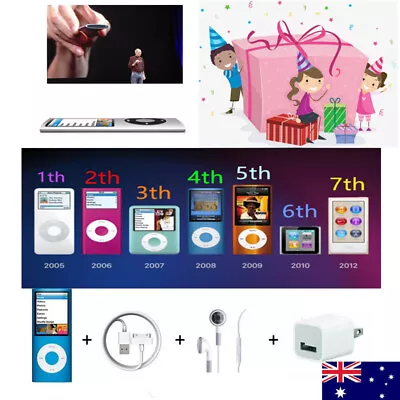 Apple IPod Nano 1st 2nd 3rd 4th 5th 6th 7th 8th(1GB/2GB/4GB/8GB/16GB) &All Color • $52.24