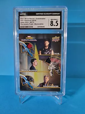 2018 Upper Deck Marvel Thor:Ragnarok The Armory Triple Mem. AT-5 CGC 8.5 • $81.51