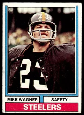 1974 Topps Mike Wagner Pittsburgh Steelers #273 • $0.99