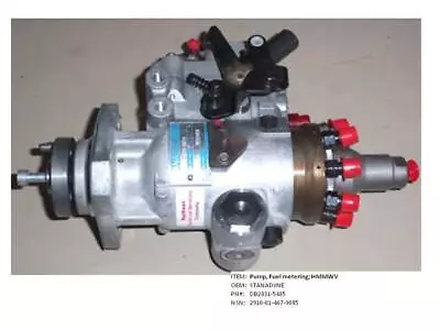 NSN 2910-01-467-5485 PN# DB2831-5079 Reman Fuel Injection Pump  HMMWV • $950